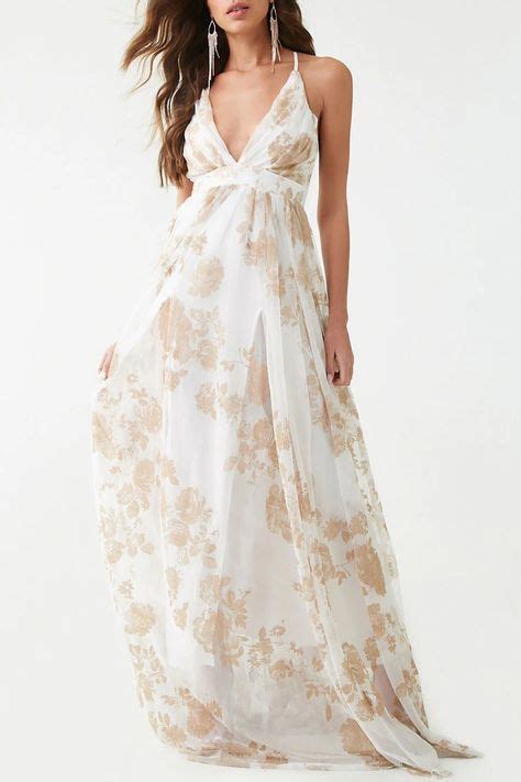 Floral Mesh Flowy Gown Forever 21 Flowy Gown Flowy Beach Dress