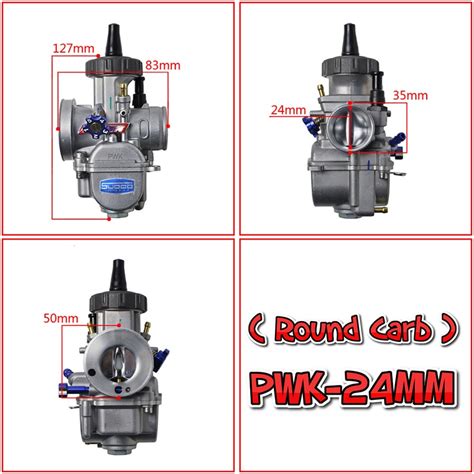 ⭐️keihin Sudco Racing Carburator Round Carb Pwk 24mm 26mm 28mm 30mm