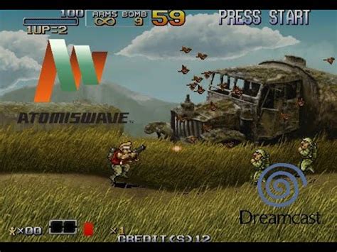 Metal Slug Dreamcast Convertidos Da Placa Atomiswave Via