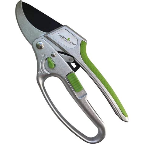 Garden Guru In In Ratchet Pruning Shears For Weak Hands Dualclip