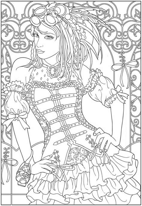 Pin On Adult Coloring Pages STEAMPUNK