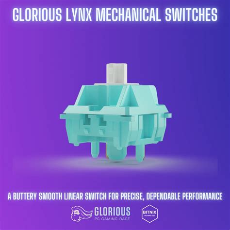 Clearance Glorious Lynx Linear Switches For Mechanical Keyboards 1