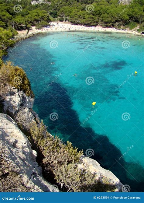 Cala Macarella Menorca stock photo. Image of travel, water - 6293594