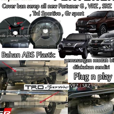 Jual KW Cover Ban Serep Toyota All New Fortuner Fortuner Trd Sportivo