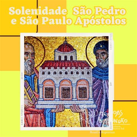 Solenidade De S O Pedro E S O Paulo Ap Stolos De Julho De