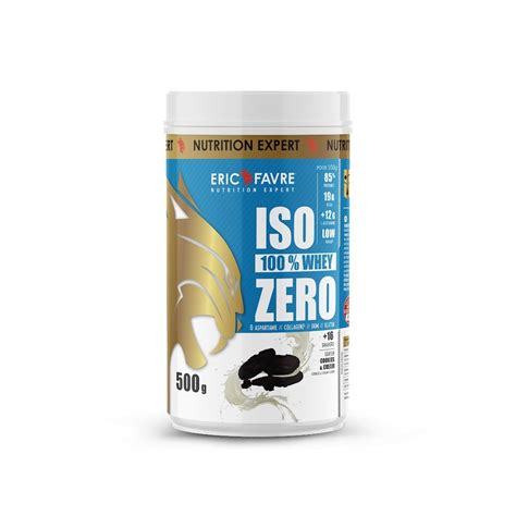 Iso Whey Zero 100 Protéine 500g Eric Favre Nutrisport