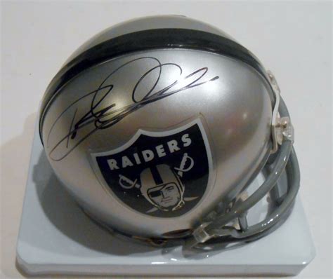 Rod Woodson Signed Oakland Raiders Mini Football Helmet Wcoa Collectible Memorabilia Autographia