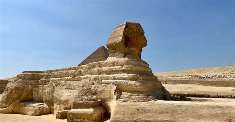 Ancient Sphinx Pyramid in Desert · Free Stock Photo