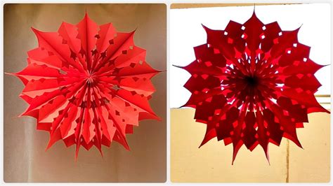 How To Make Paper Star Diy Paper Craft Christmas Decoration