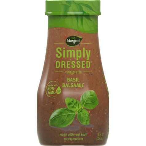 Marzetti® Simply Dressed® Basil Balsamic Vinaigrette Salad Dressing 12 Fl Oz Kroger