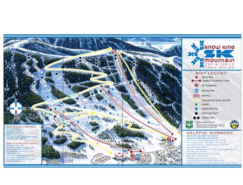 Snow King Trail Map | Liftopia