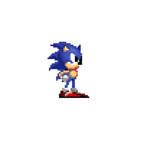 Pixilart Sonic Sprite By Sonic Gamer