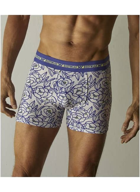 Boxer algodon y lycra estampado Hombre Boxers Slip Michi Lencería