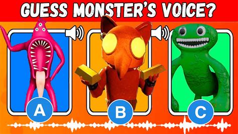 Guess The MONSTER S VOICE ROBLOX DOORS GARTEN OF BANBAN 2 Figure