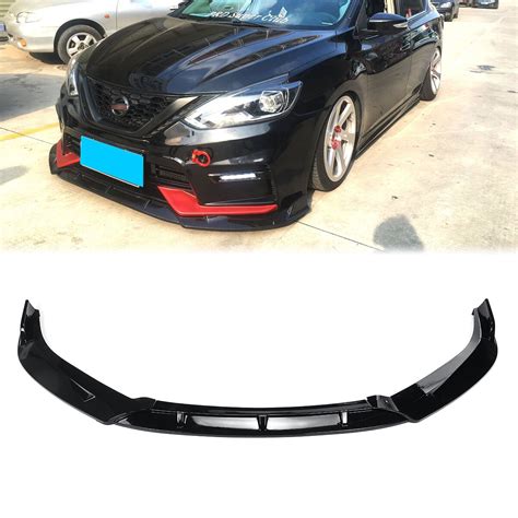 Pcs Front Bumper Lip Splitter Body Kit Spoiler Protection Cover Trim