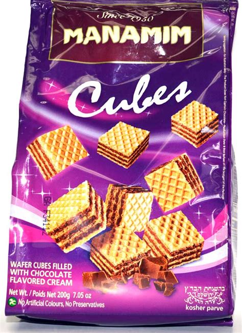 Chocolate Coated Wafers Manamim Groceries By Israel