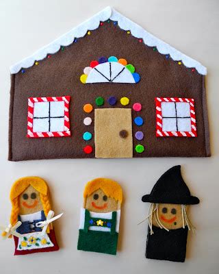 A Song of Sixpence: Hansel and Gretel finger puppets