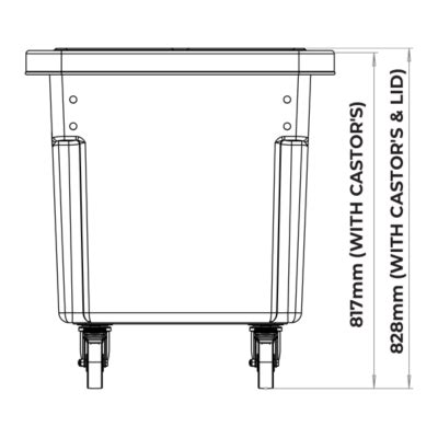 L Blue Rotationally Moulded Tub Rtr B Richmond Rolling Solutions