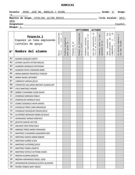 DOC LISTA DE COTEJO Web ViewFormula Preguntas Para Guiar La