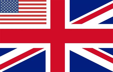 British And American Flag