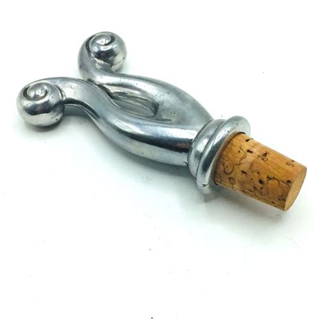 Vintage Silver Metal Bottle Stopper Elegant Decorative Etsy In 2021