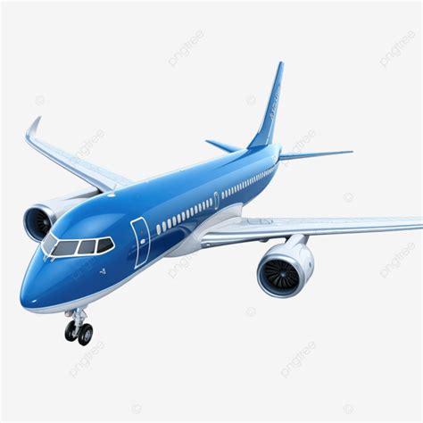 Airplane 3d Illustration Travel Plane Aircraft Png Transparent Image