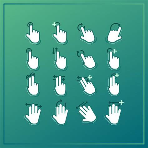 Vector Hand Gestures Collection 227900 Vector Art at Vecteezy