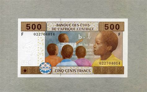 Zentral Afrika Staaten 500 Francs 2002 P 506 F Unc Kassenfrisch MA Shops