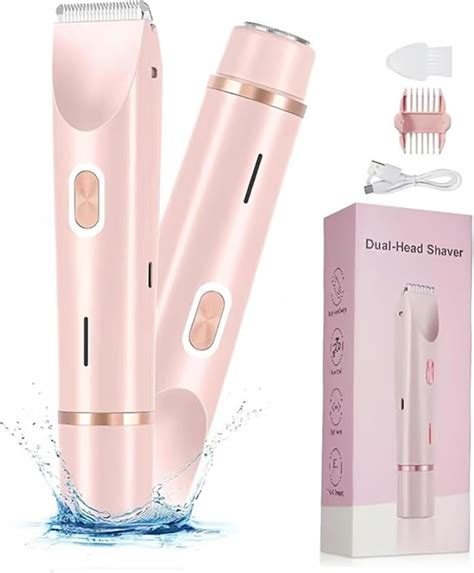 In Women Electric Shaver Dual Head Dual Head Electric Shaver Bikini Trimmer For Women Ipx