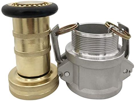 Snapklik RosyOcean Heavey Duty 2 Inch Fire Hose Nozzle Brass Fire