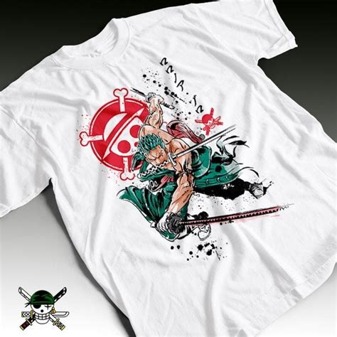 Camiseta Roronoa Zoro One Piece Unissex Anime Zoro Juro Elo7