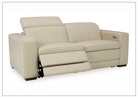 Buy Gio Italia Titan 2-Seater Dual Power Leather Reclining Loveseat Online – SOFABED