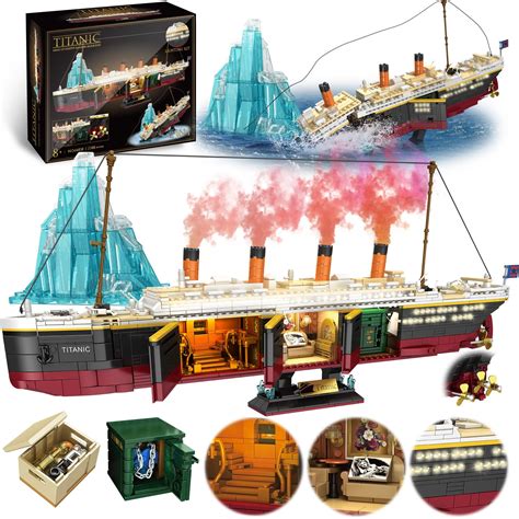 Zylvoxia Titanic Building Set Compatible With Lego 2288 Pcs Titanic