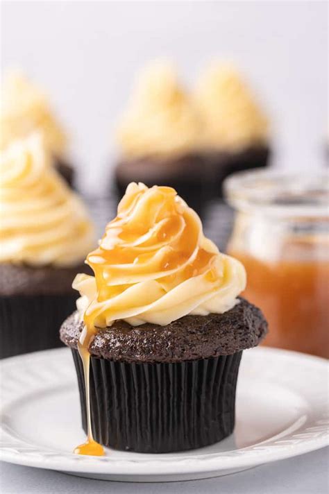 Dark Chocolate Salted Caramel Cupcakes A Classic Twist