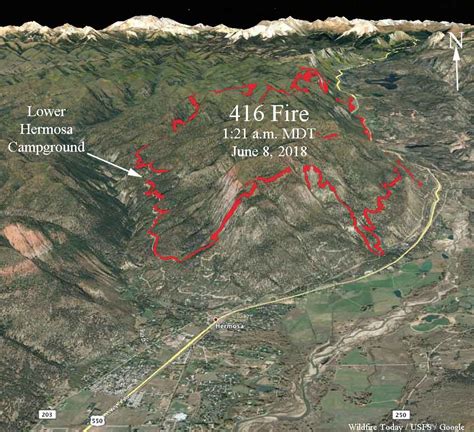 Colorado 416 Fire Map