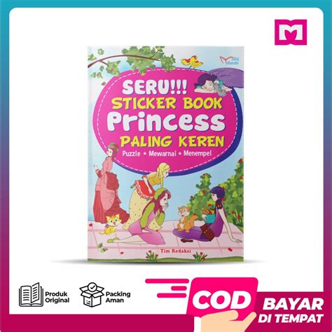 Jual ZIYAD 0547 Seru Sticker Book Aktivitas Princess Paling Keren