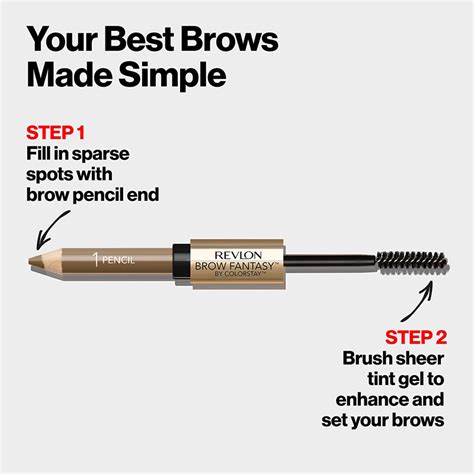 Revlon Colorstay Brow Fantasy Pencil Gel Dark Blonde