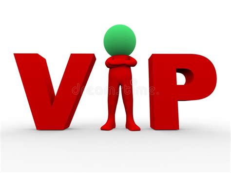 3d Vip - Very Important Person Stock Illustration - Illustration of ...