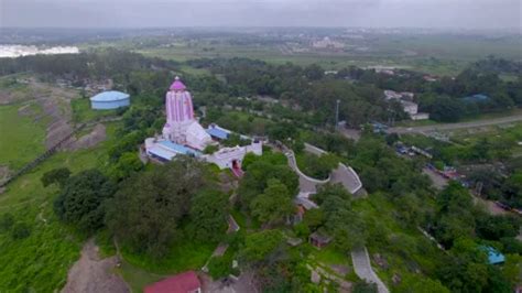 Aerial view of Jagannath Temple located ... | Stock Video | Pond5