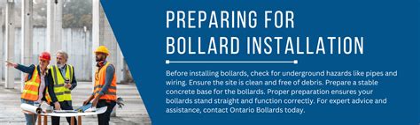 Bollard Installation Guide - Ontario Bollards