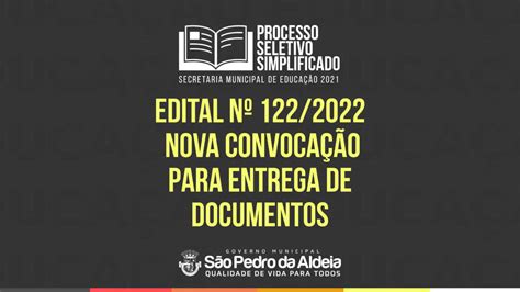 Secretaria De Educa O Convoca Candidatos Para Entrega De Documentos No