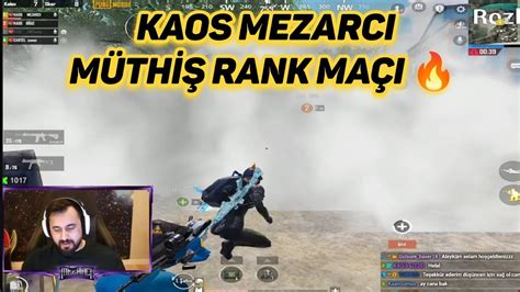 MEZARCI FATİH LİGİNDE ZORLU RANK MAÇI Kaos Mezarcı pubg mobile yayın