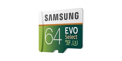 Samsung EVO Select 64GB MicroSDXC Card