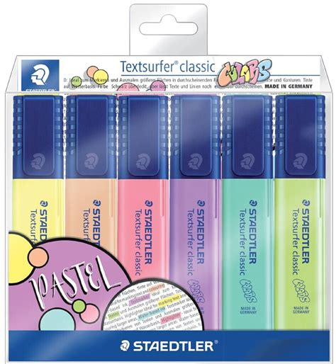 Staedtler Textsurfer Classic Pastell Sortiert St Ck Cwp Ab