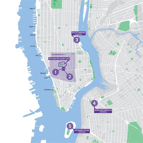 Nyu Map Of Ny With