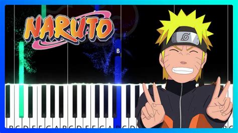 Blue Bird Easy Piano Tutorial Naruto Opening With Sheet Music YouTube