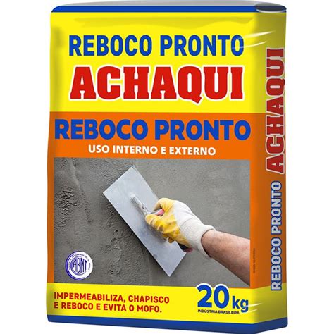 Reboco Pronto Achaqui Kg Armaz M Coral