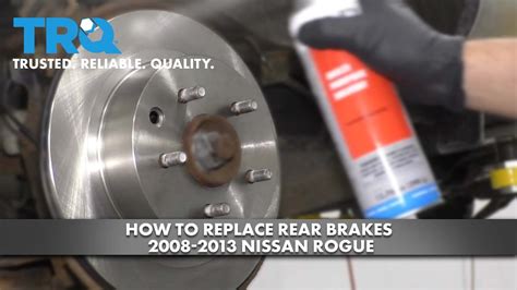 How To Replace Rear Brakes 2008 2013 Nissan Rogue Youtube