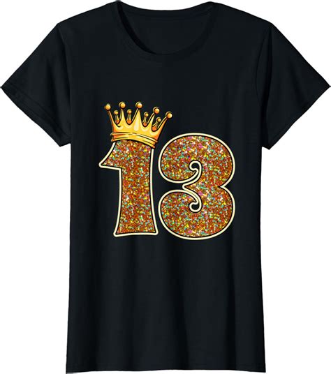 Womens 13th Birthday T For 13th Birthday Girl T Shirt Uk