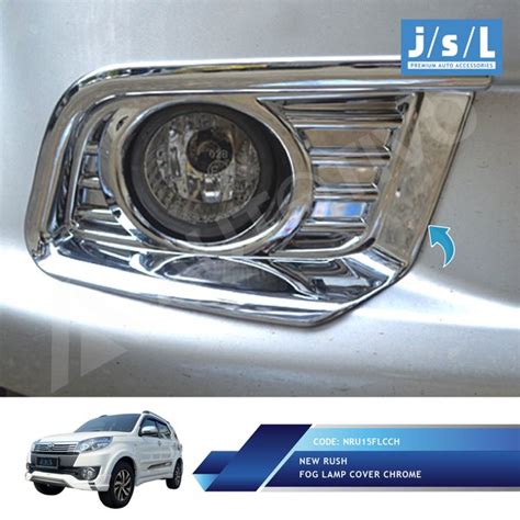 Jual New Rush Fog Lamp Cover Platinum Chrome Di Lapak Autotivo Bukalapak